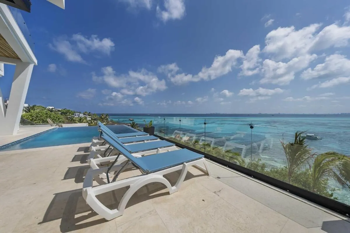 Spectacular New Oceanfront Villa Isla Mujeres