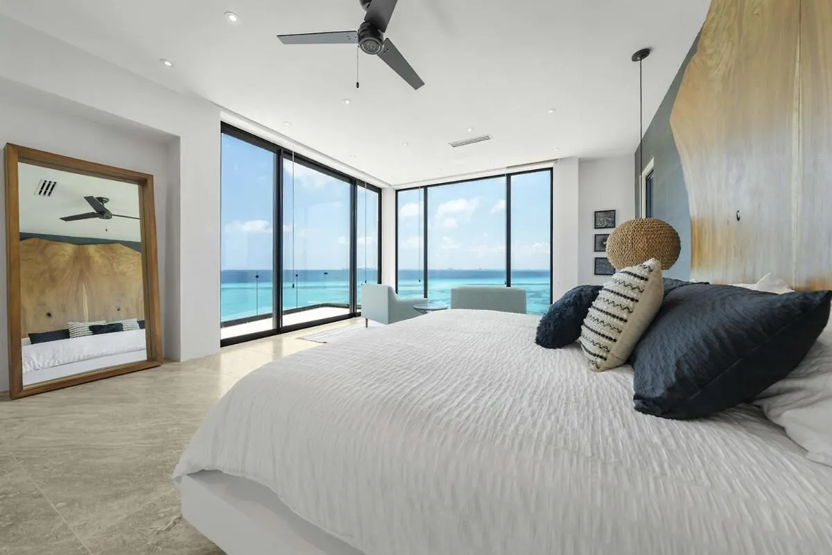 Spectacular New Oceanfront Villa Isla Mujeres