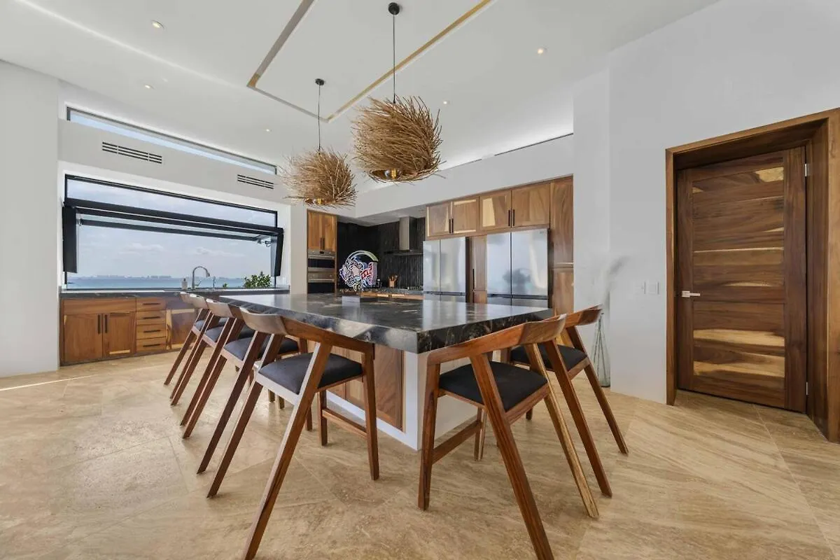 Spectacular New Oceanfront Villa Isla Mujeres
