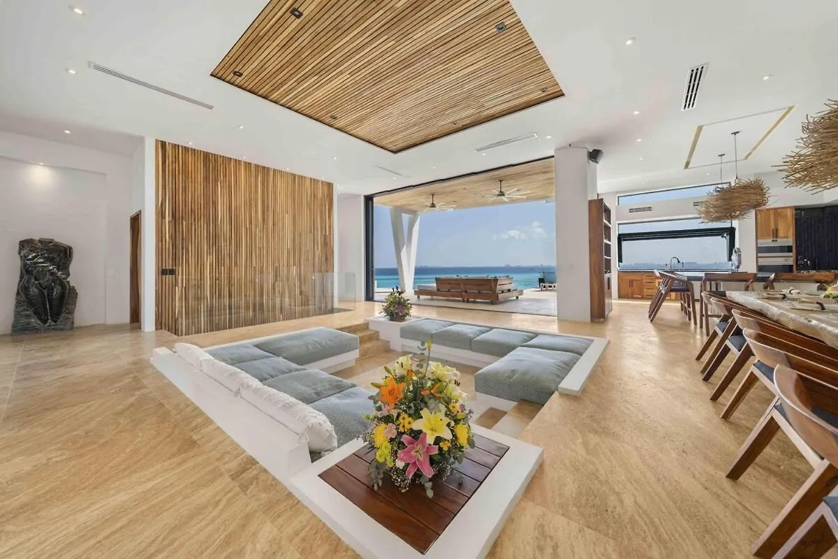 Spectacular New Oceanfront Villa Isla Mujeres