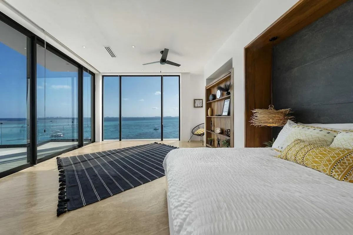 Spectacular New Oceanfront Villa Isla Mujeres